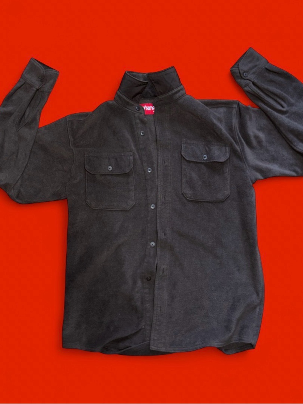 Wrangler Men's Brown Button-Up Jacket